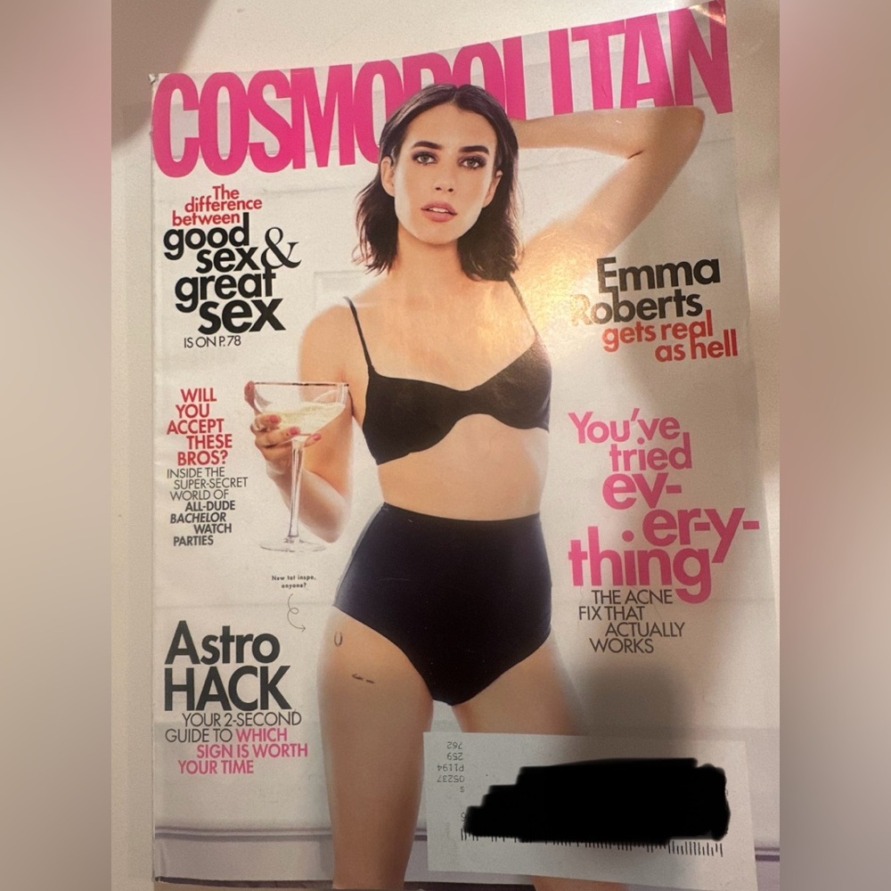 Cosmopolitan June 2019 Emma Robert’s Magazine